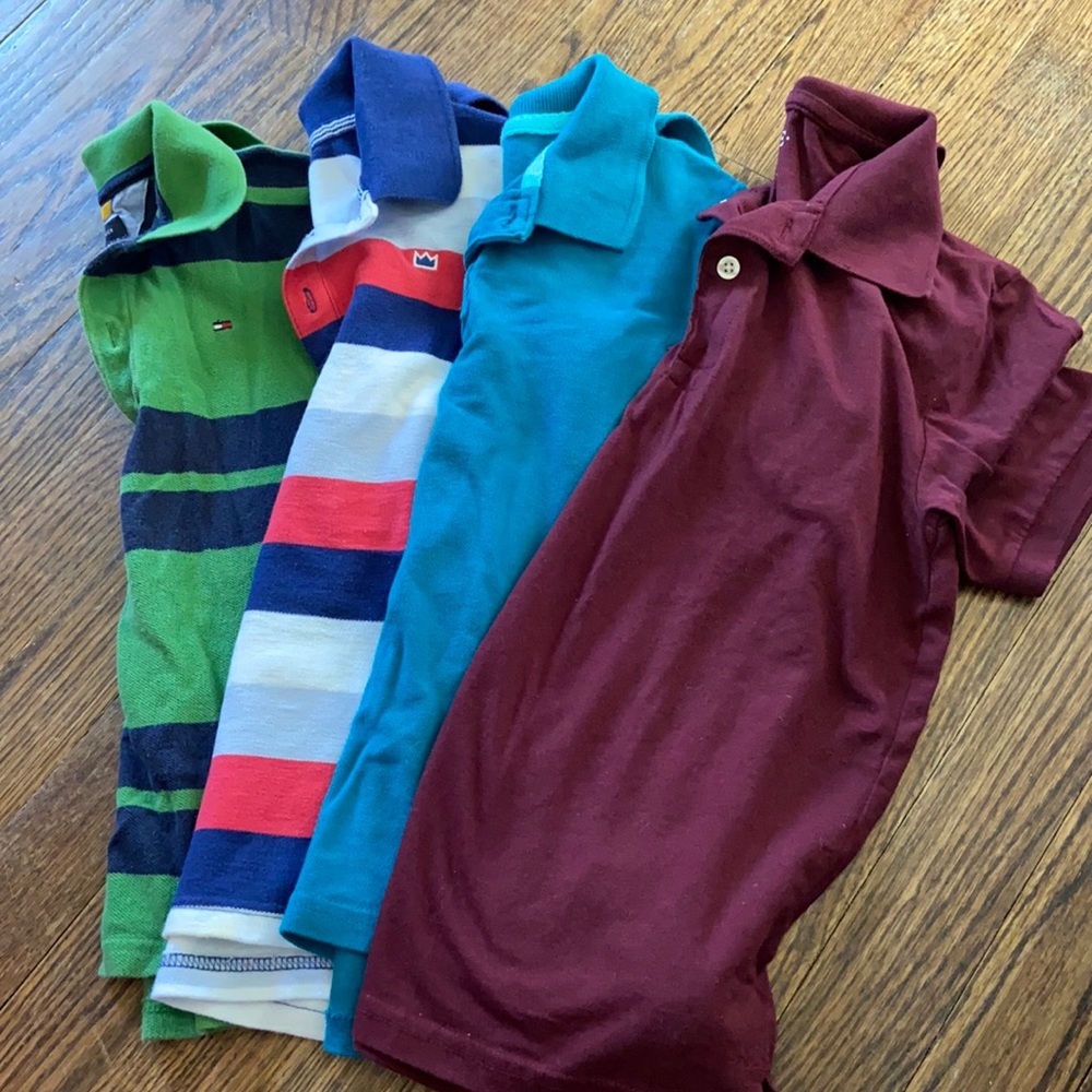 Set of 4 Boys Polos size 7
